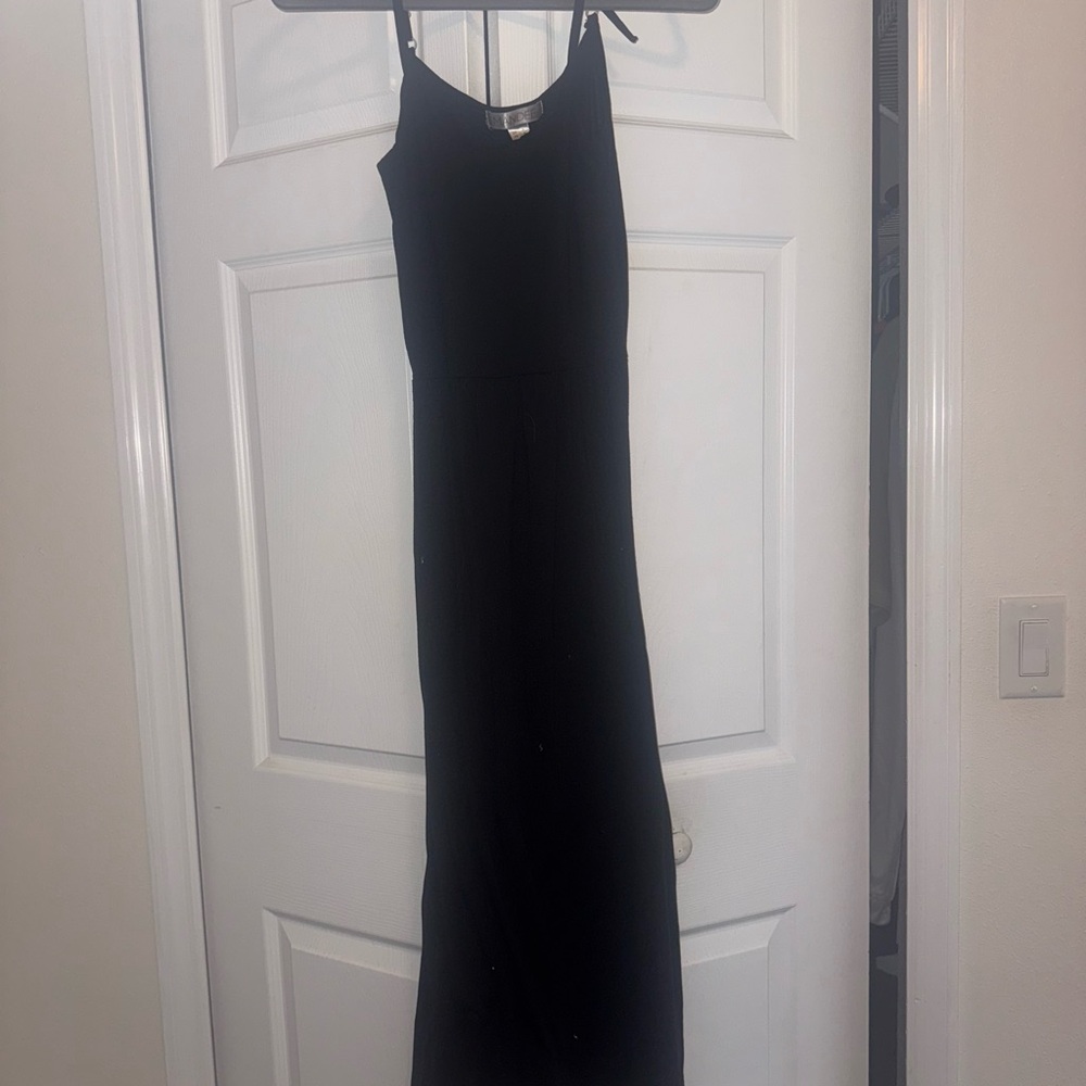Mandee Elegant Black Maxi Dress
